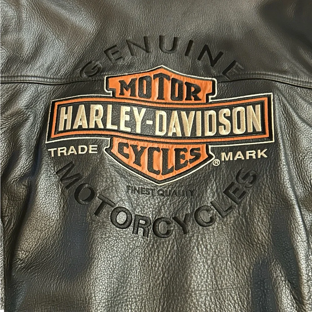 Harley-Davidson Leather Jacket Coat Riding Gear Size XL